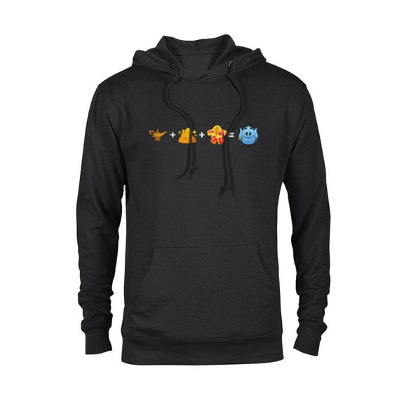 Disney Aladdin Genie Emoji Code Formula - Pullover Hoodie for Adults - Customized-Black