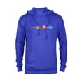thumbnail image 1 of Disney Aladdin Genie Emoji Code Formula - Pullover Hoodie for Adults - Customized-Royal, 1 of 5