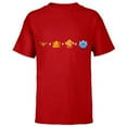 thumbnail image 1 of Disney Aladdin Genie Emoji Code Formula - Short Sleeve T-Shirt for Kids - Customized-Red, 1 of 5