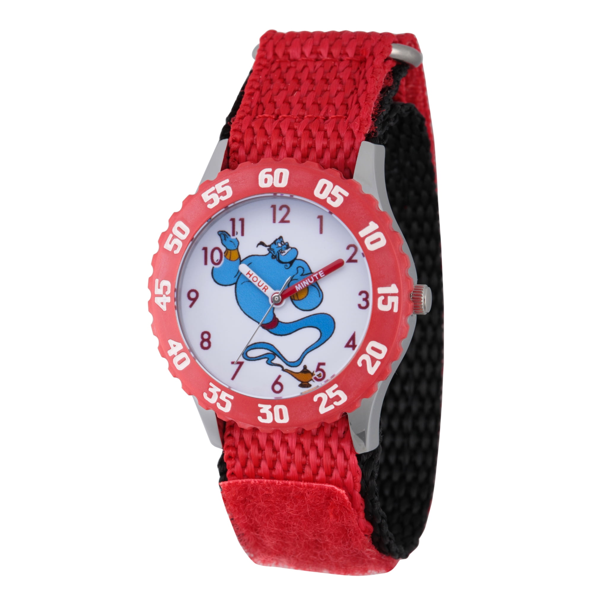 Disney Aladdin Genie Girls' Stainless Steel Time Teacher Watch, 1 