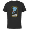 thumbnail image 1 of Disney Aladdin Genie Got Wishes Men's - Short Sleeve Cotton T-Shirt for Adults - Customized-Black, 1 of 5
