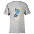 thumbnail image 1 of Disney Aladdin Genie Got Wishes Men's - Short Sleeve T-Shirt for Kids - Customized-Athletic Heather, 1 of 5