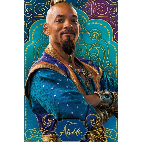 Disney Aladdin - Genie Pose Wall Poster, 14.725" x 22.375"