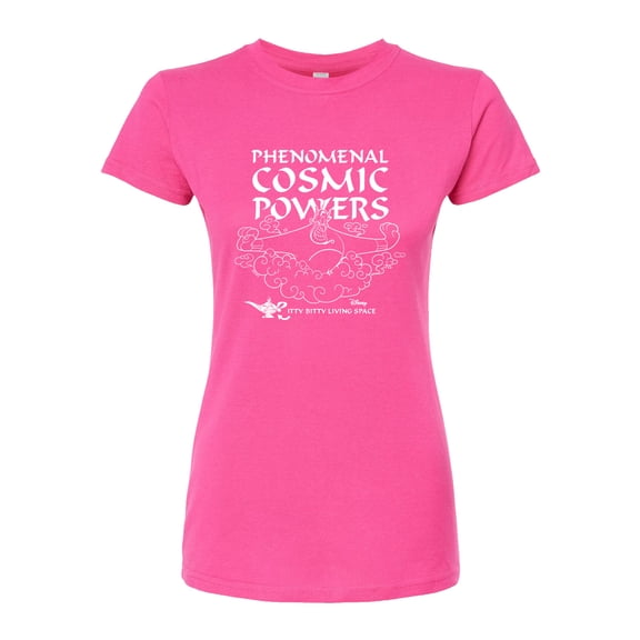 Disney Aladdin - Genie's Phenomenal Cosmic Powers - Juniors Fitted Graphic T-Shirt