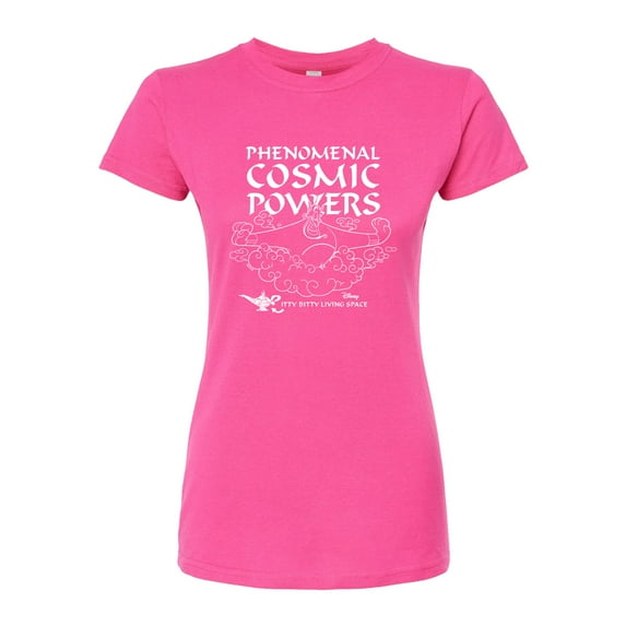 Disney Aladdin - Genie's Phenomenal Cosmic Powers - Juniors Fitted Graphic T-Shirt