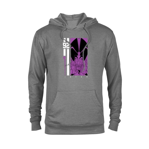 Disney Aladdin Jafar 92 Purple Jersey - Pullover Hoodie for Adults - Customized-Athletic Heather
