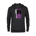 thumbnail image 1 of Disney Aladdin Jafar 92 Purple Jersey - Pullover Hoodie for Adults - Customized-Black, 1 of 5
