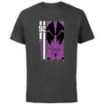 thumbnail image 1 of Disney Aladdin Jafar 92 Purple Jersey - Short Sleeve Cotton T-Shirt for Adults - Customized-Charcoal, 1 of 5