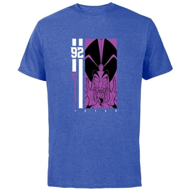 Disney Aladdin Jafar 92 Purple Jersey - Short Sleeve Cotton T-Shirt for Adults - Customized-Royal Heather