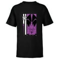 thumbnail image 1 of Disney Aladdin Jafar 92 Purple Jersey - Short Sleeve T-Shirt for Kids - Customized-Black, 1 of 5