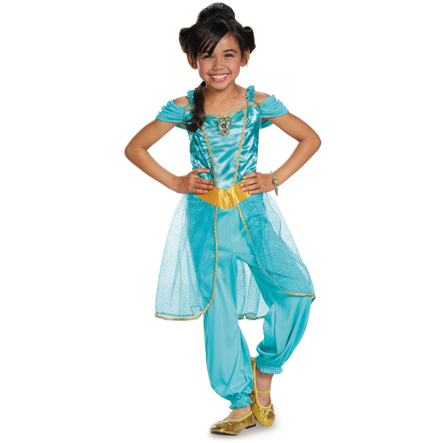 Disney Aladdin Jasmine Classic Child Halloween Costume - Walmart.com