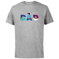 thumbnail image 1 of Disney Aladdin Jasmine Genie Father’s Day Birthday Dad - Short Sleeve Cotton T-Shirt for Adults - Customized-Athletic Heather, 1 of 5