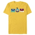 thumbnail image 1 of Disney Aladdin Jasmine Genie Mother’s Day Birthday Mom - Short Sleeve Blended T-Shirt for Adults - Customized-Yellow, 1 of 5