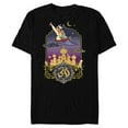 thumbnail image 1 of Disney Aladdin Jasmine Magic Carpet Ride 30th Anniversary - Short Sleeve Blended T-Shirt for Adults - Customized-Black, 1 of 5