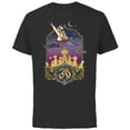 thumbnail image 1 of Disney Aladdin Jasmine Magic Carpet Ride 30th Anniversary - Short Sleeve Cotton T-Shirt for Adults - Customized-Black, 1 of 5