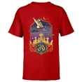 thumbnail image 1 of Disney Aladdin Jasmine Magic Carpet Ride 30th Anniversary - Short Sleeve T-Shirt for Kids - Customized-Red, 1 of 5