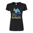 thumbnail image 1 of Disney Aladdin - Let's Make Some Magic with Genie - Juniors Fitted Graphic T-Shirt, 1 of 5