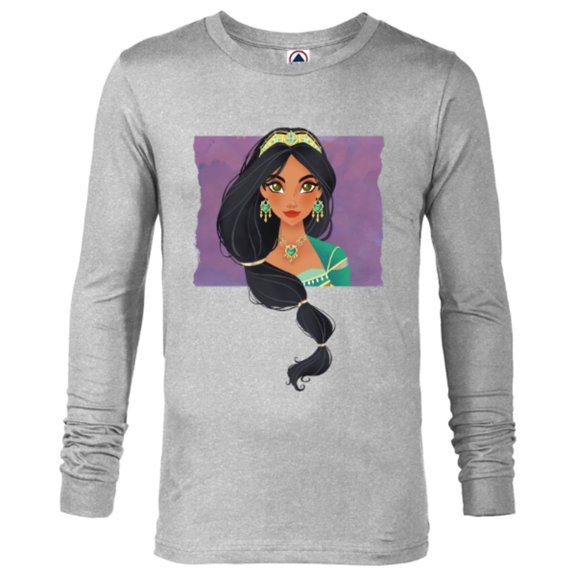 Disney Aladdin Live Action Princess Jasmine Cameo T-Shirt - Long Sleeve T-Shirt for Men - Customized-Athletic Heather