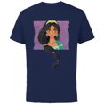 thumbnail image 1 of Disney Aladdin Live Action Princess Jasmine Cameo T-Shirt - Short Sleeve Cotton T-Shirt for Adults - Customized-Navy, 1 of 5
