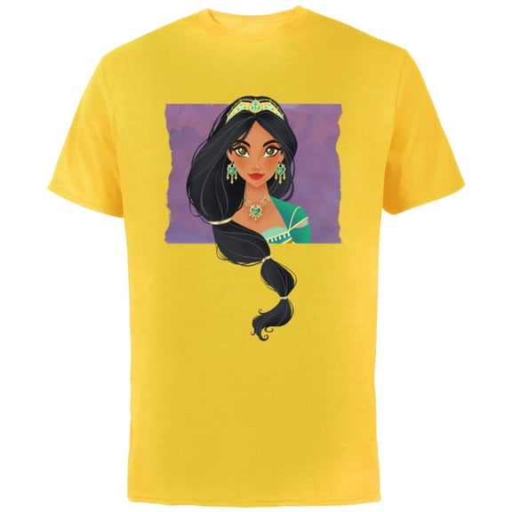 Disney Aladdin Live Action Princess Jasmine Cameo T-Shirt - Short Sleeve Cotton T-Shirt for Adults - Customized-Yellow