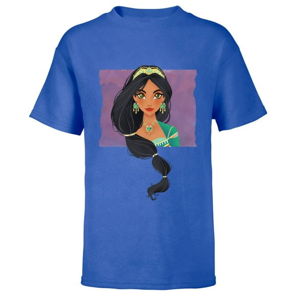 Disney Aladdin Live Action Princess Jasmine Cameo T-Shirt - Short Sleeve T-Shirt for Kids - Customized-Royal