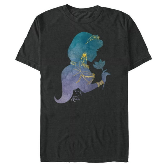 Disney Aladdin Live Action Princess Jasmine Jewelry T-Shirt- Short Sleeve Blended T-Shirt for Adults - Customized-Dark Heather