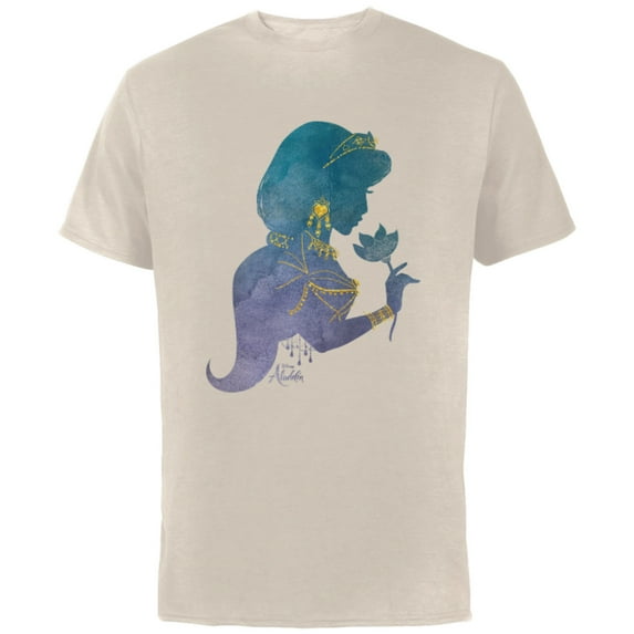 Disney Aladdin Live Action Princess Jasmine Jewelry T-Shirt - Short Sleeve Cotton T-Shirt for Adults - Customized-Putty