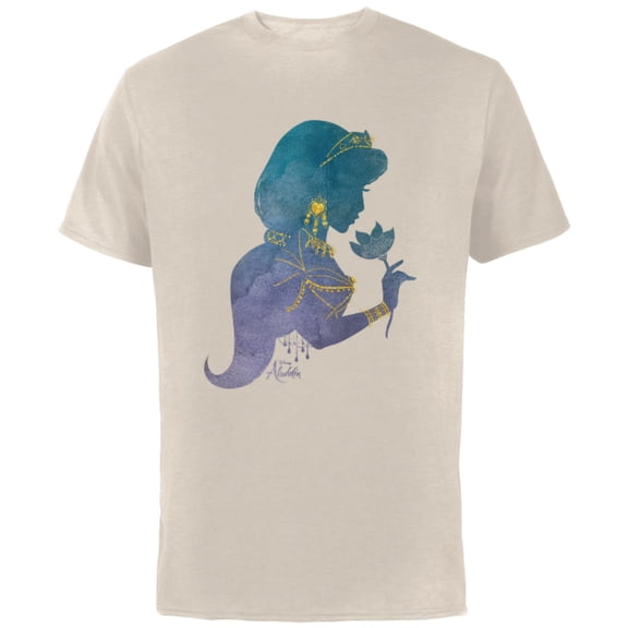 Disney Aladdin Live Action Princess Jasmine Jewelry T-Shirt - Short Sleeve Cotton T-Shirt for Adults - Customized-Putty