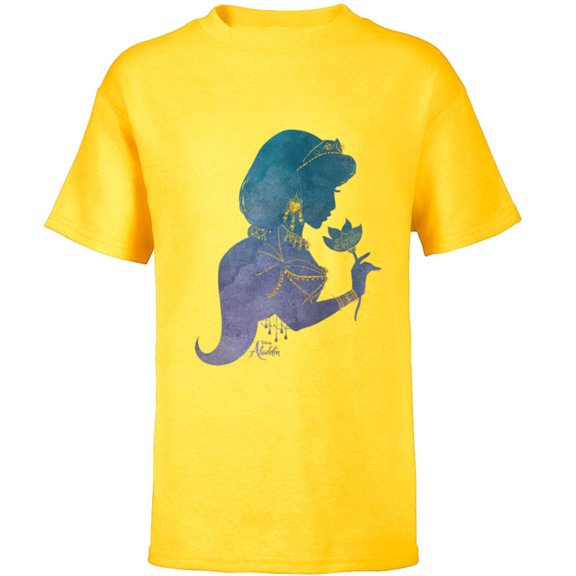 Disney Aladdin Live Action Princess Jasmine Jewelry T-Shirt - Short Sleeve T-Shirt for Kids - Customized-Sunflower