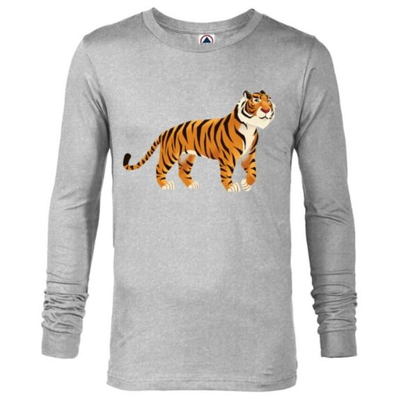Disney Aladdin Live Action Rajah Tiger T-Shirt - Long Sleeve T-Shirt for Men - Customized-Athletic Heather