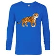thumbnail image 1 of Disney Aladdin Live Action Rajah Tiger T-Shirt - Long Sleeve T-Shirt for Men - Customized-Royal, 1 of 5