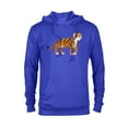 thumbnail image 1 of Disney Aladdin Live Action Rajah Tiger T-Shirt - Pullover Hoodie for Adults - Customized-Royal Heather, 1 of 5