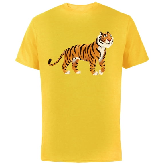 Disney Aladdin Live Action Rajah Tiger T-Shirt - Short Sleeve Cotton T-Shirt for Adults - Customized-Yellow