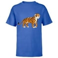 thumbnail image 1 of Disney Aladdin Live Action Rajah Tiger T-Shirt - Short Sleeve T-Shirt for Kids - Customized-Royal, 1 of 5