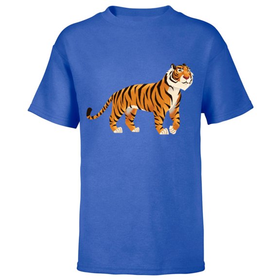 Disney Aladdin Live Action Rajah Tiger T-Shirt - Short Sleeve T-Shirt for Kids - Customized-Royal