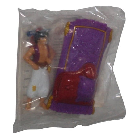 Disney Aladdin & Magic Carpet PullBack Toy (1992) Burger King 3-Inch Figure