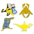thumbnail image 1 of Disney Aladdin Pin Trading Flair Set Genie Bee Scarab Flying Carpet Magic Lamp, 1 of 2