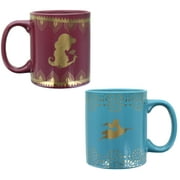Disney Aladdin Princess Jasmine 11oz Ceramic Mug Set | 2 Pack