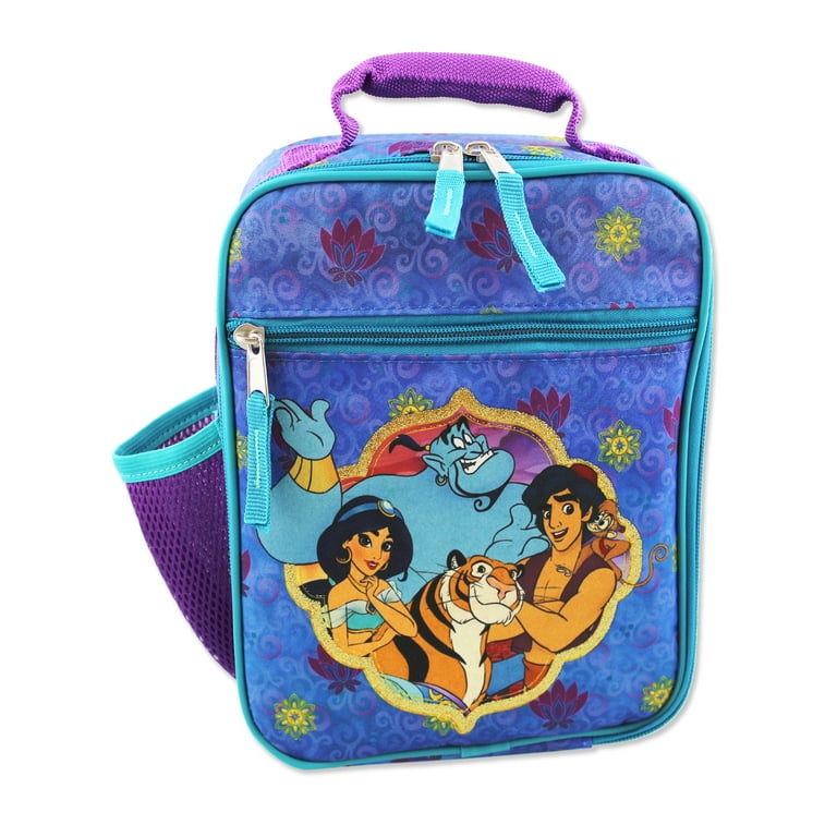 Disney Aladdin Princess Jasmine Girls Soft Insulated School Lunch Box  B19PN43274 