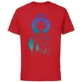 thumbnail image 1 of Disney Aladdin Princess Jasmine Gradient Sketch T-Shirt - Short Sleeve Cotton T-Shirt for Adults - Customized-Red, 1 of 5