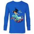 thumbnail image 1 of Disney Aladdin Princess Jasmine Magic Carpet Pose T-Shirt - Long Sleeve T-Shirt for Men - Customized-Royal, 1 of 5