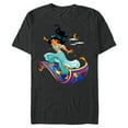 thumbnail image 1 of Disney Aladdin Princess Jasmine Magic Carpet Pose T-Shirt- Short Sleeve Blended T-Shirt for Adults - Customized-Dark Heather, 1 of 5