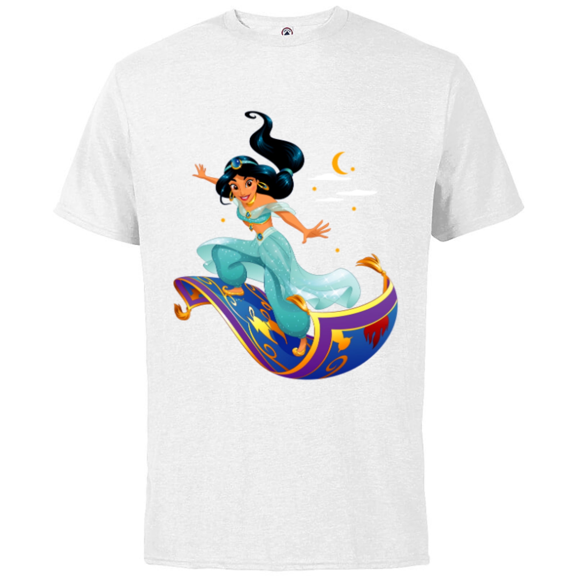 Disney Aladdin Princess Jasmine Magic Carpet Pose TShirt Short