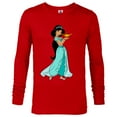 thumbnail image 1 of Disney Aladdin Princess Jasmine and Magic Lamp 90s T-Shirt - Long Sleeve T-Shirt for Men - Customized-New Red, 1 of 5