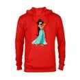 thumbnail image 1 of Disney Aladdin Princess Jasmine and Magic Lamp 90s T-Shirt - Pullover Hoodie for Adults - Customized-Red Heather, 1 of 5