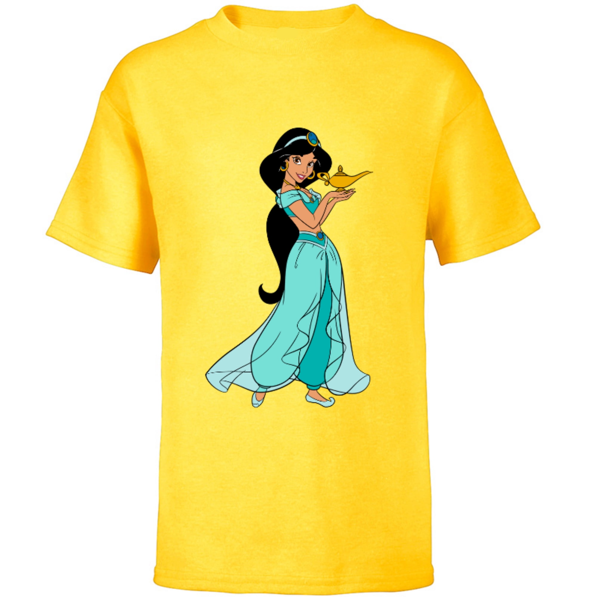 Disney Aladdin Princess Jasmine and Magic Lamp 90s T-Shirt - Short