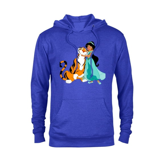 Disney Aladdin Princess Jasmine and Rajah Friends T-Shirt - Pullover Hoodie for Adults - Customized-Royal Heather
