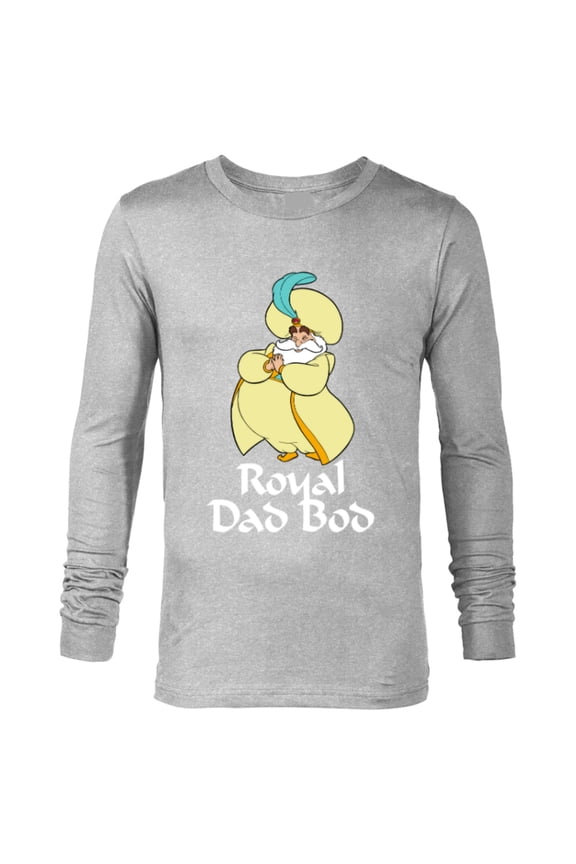 Aladdin Sultan Royal Dad Bod - Long Sleeve T-Shirt for Men - Customized-Athletic Heather