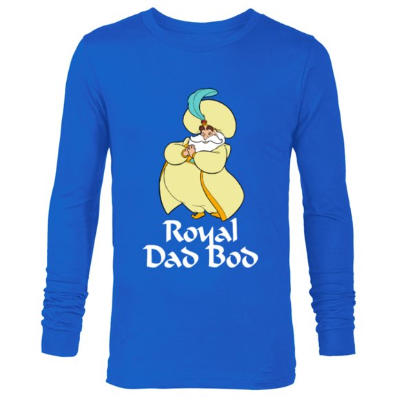 Disney Aladdin Sultan Royal Dad Bod - Long Sleeve T-Shirt for Men - Customized-Navy