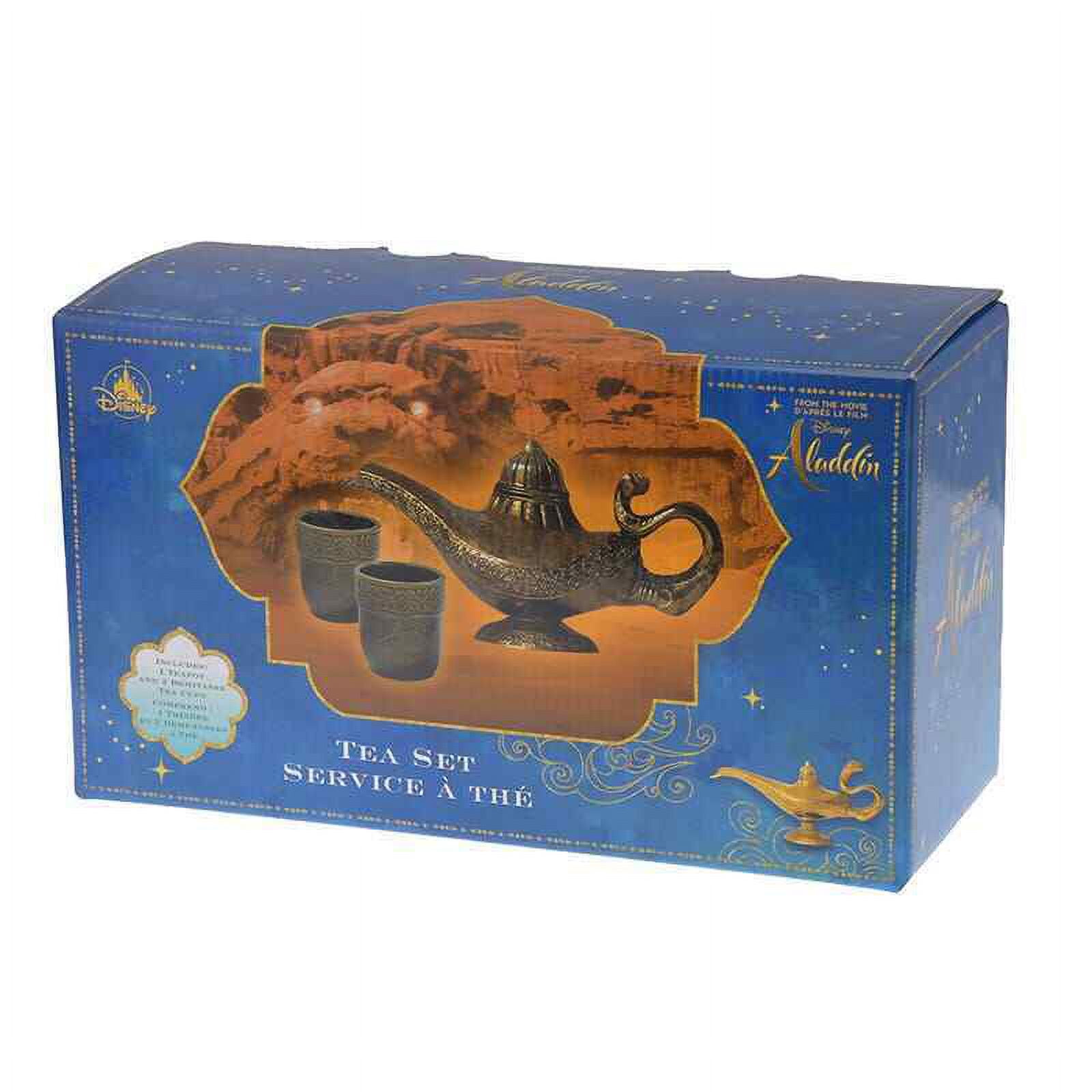 Disney Aladdin Tea Set Genie Magic Lamp 1 Teapot And 2 Tea Cups New ...
